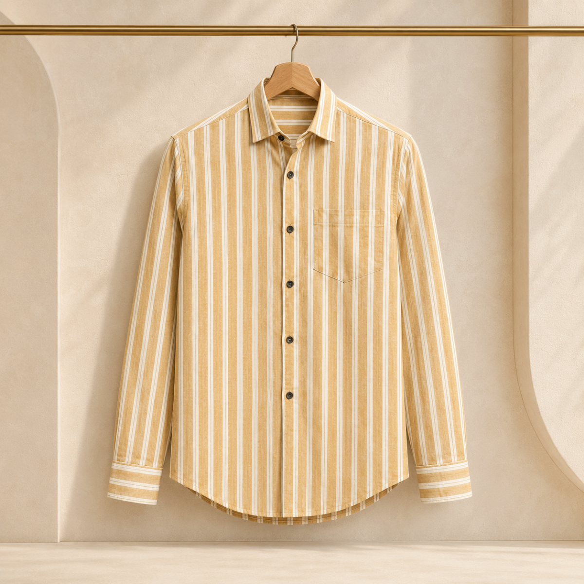 3 Pack Classic Striped Cotton Shirts ( C2 )