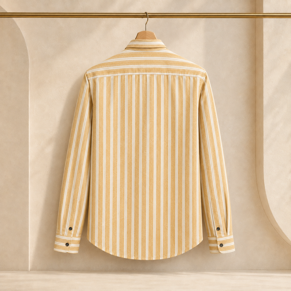3 Pack Classic Striped Cotton Shirts ( C2 )