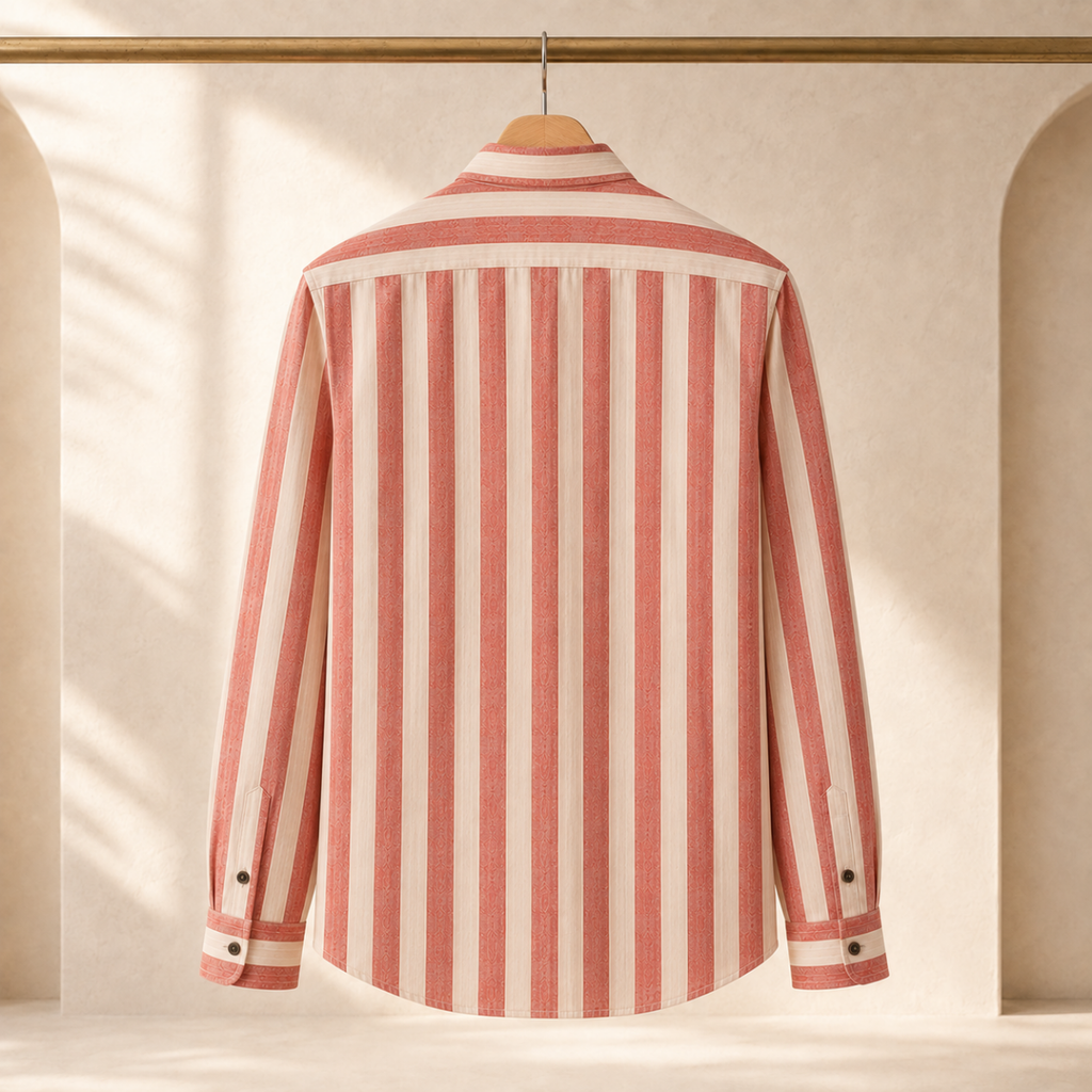 3 Pack Classic Striped Cotton Shirts ( C2 )