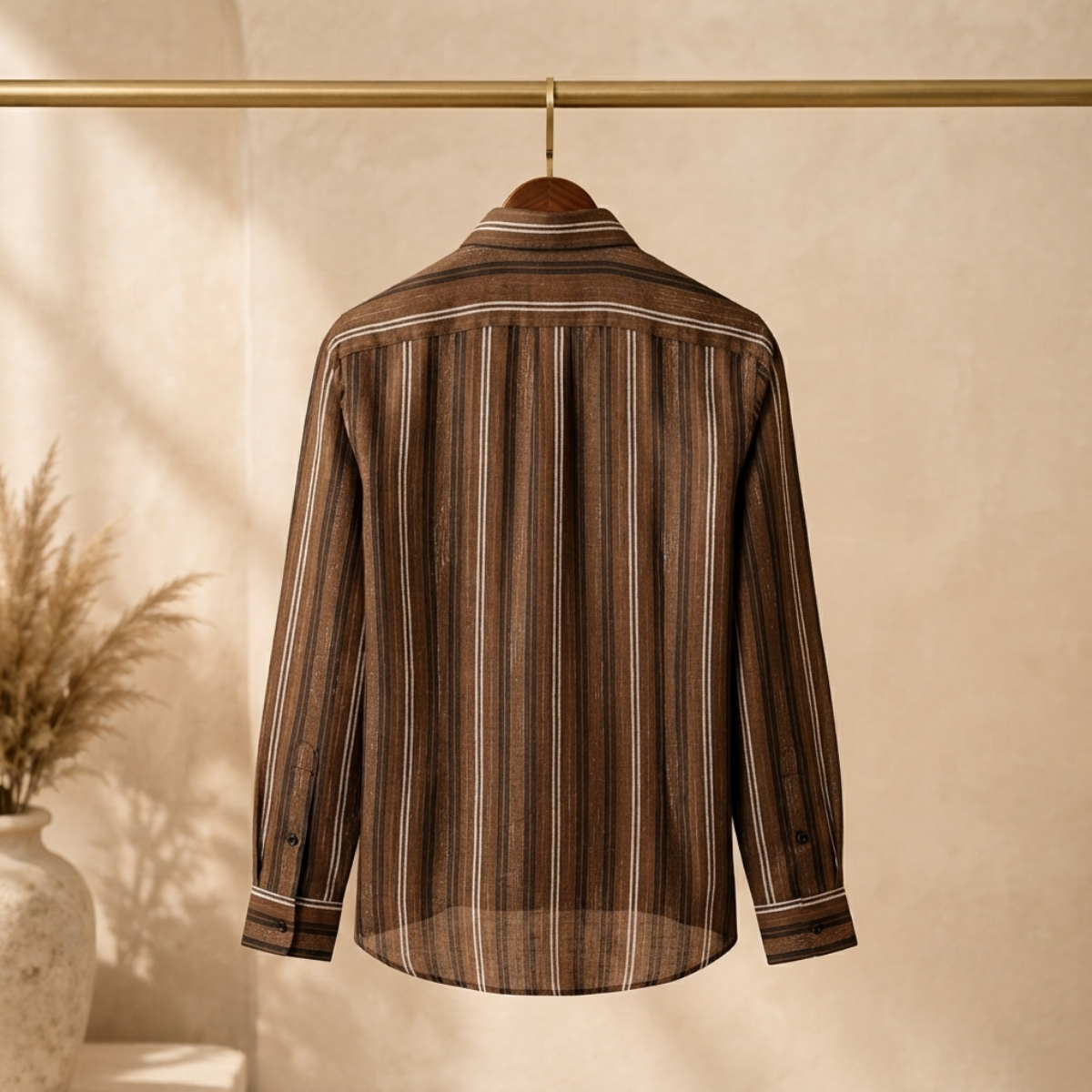 3 Pack Classic Striped Cotton Shirts ( C8 )