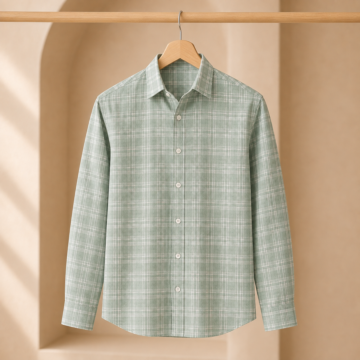 3 Pack Checked Cotton Shirts ( C-10 )