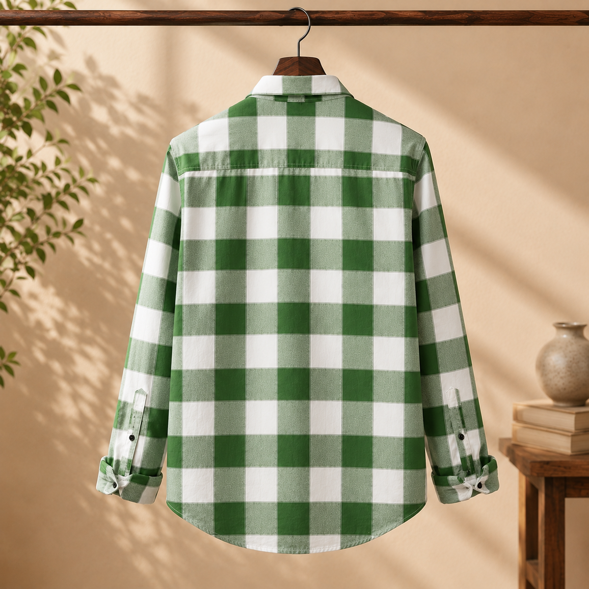 3 Pack Checked Cotton Shirts ( C-3 )