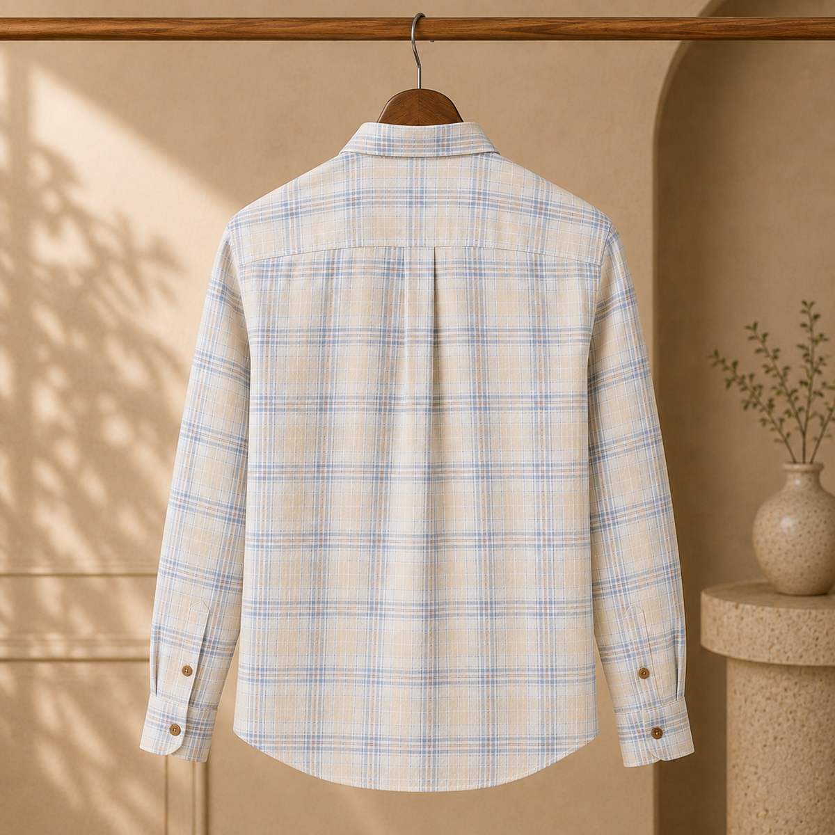 3 Pack Checked Cotton Shirts ( C-7 )